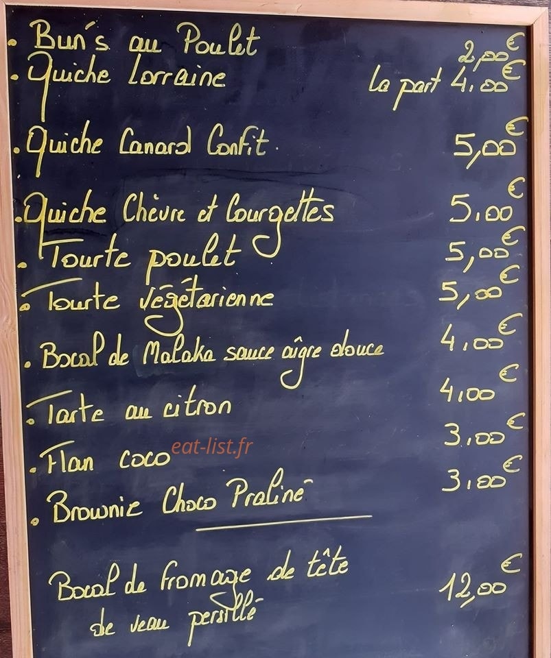 L'épicerie ambulante — carte page 1