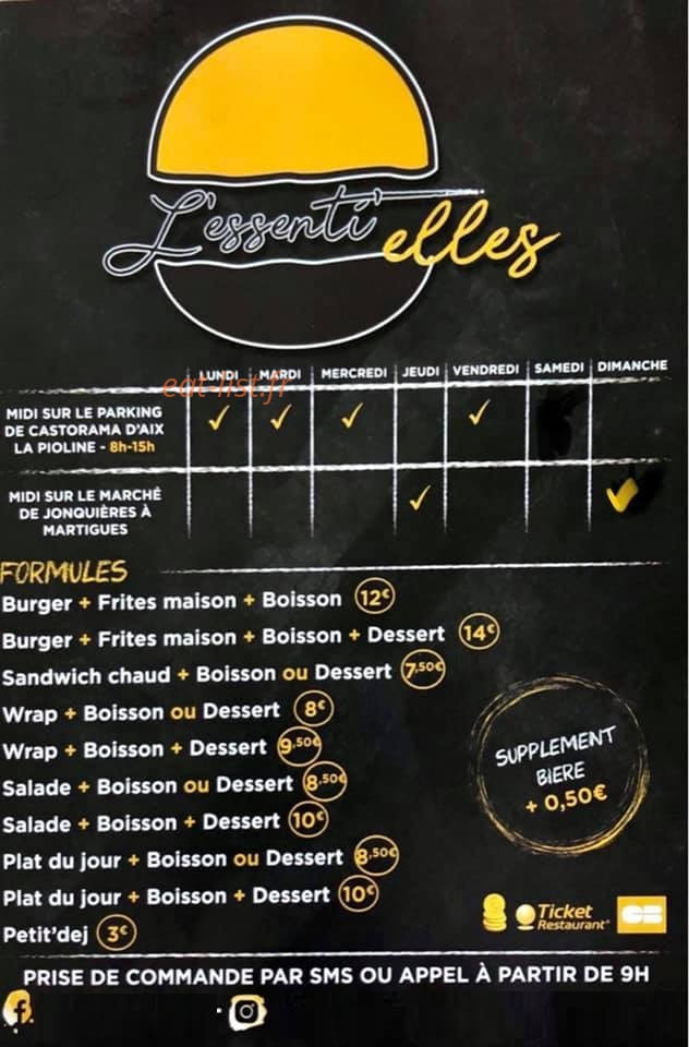 L'essenti'elles — carte page 2
