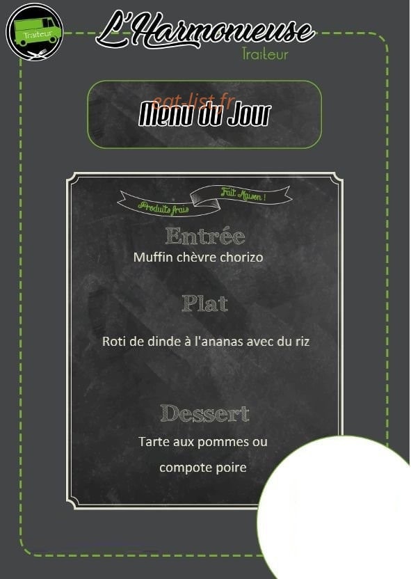 L'harmonieuse — carte page 1