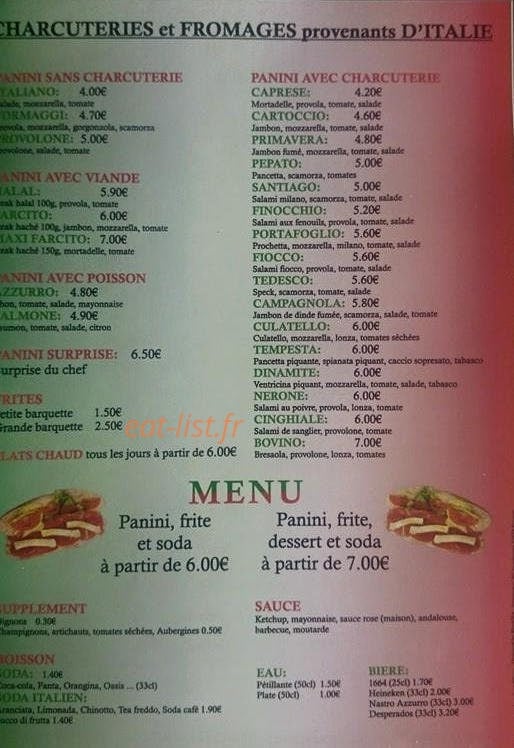 L'Ile aux Paninis — carte page 1