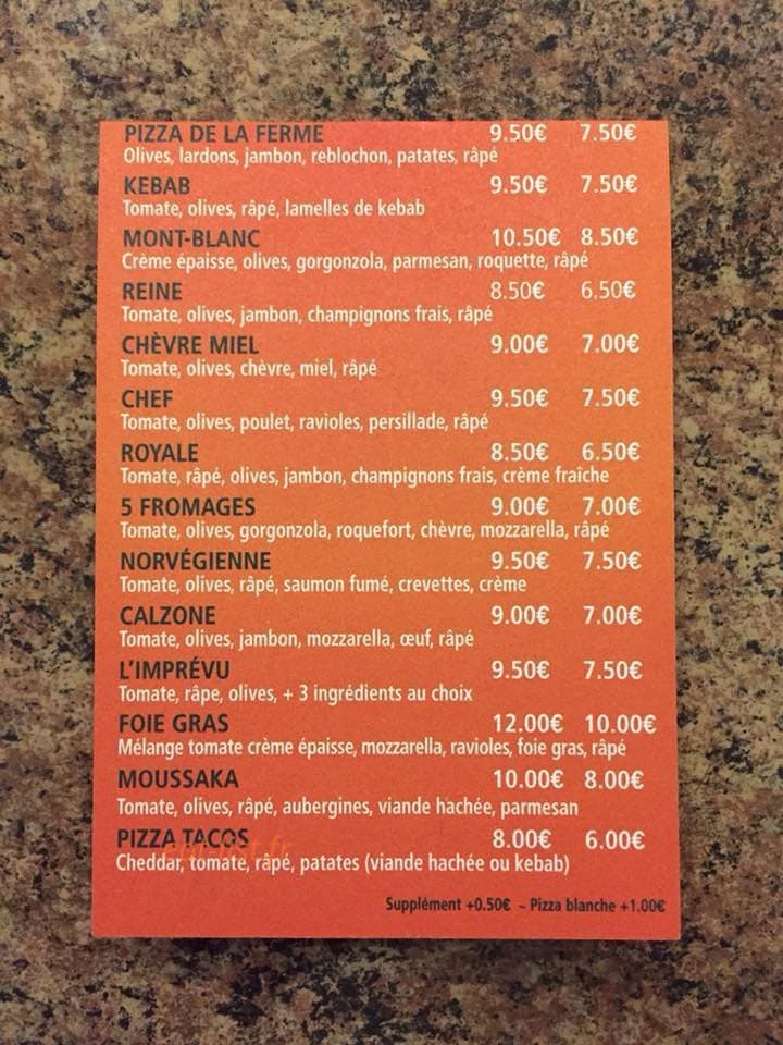 L'imprévu — carte page 2