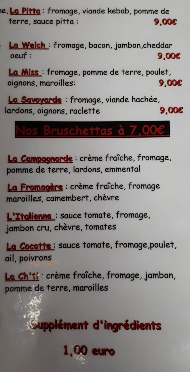 L'imprévu — carte page 4