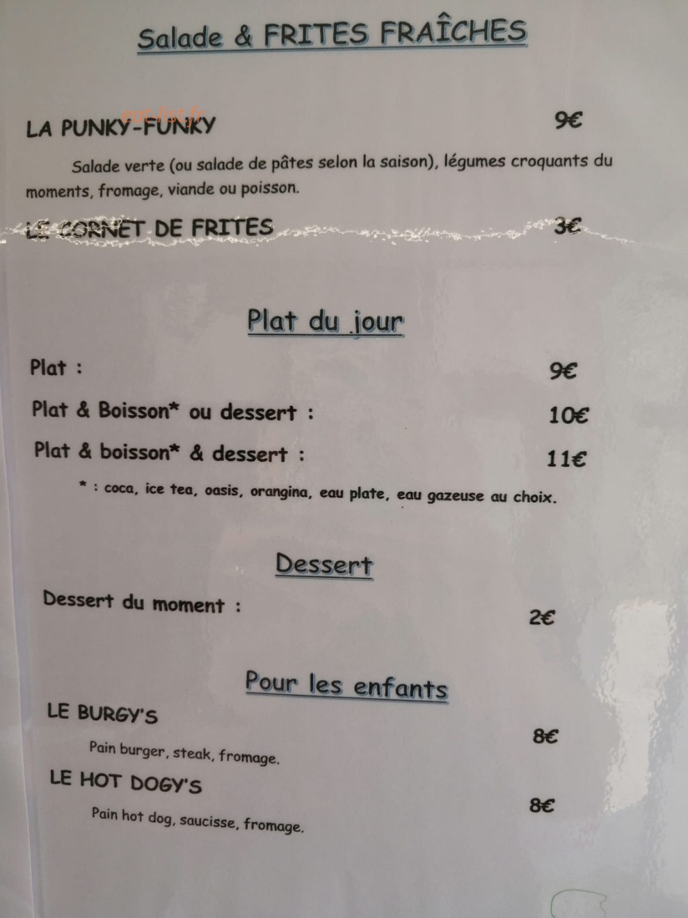 L'Instant Truck — carte page 2