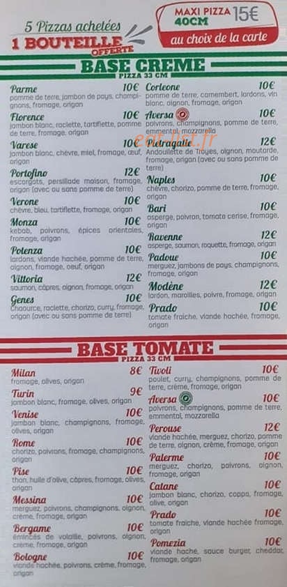 L' Italien — carte page 2