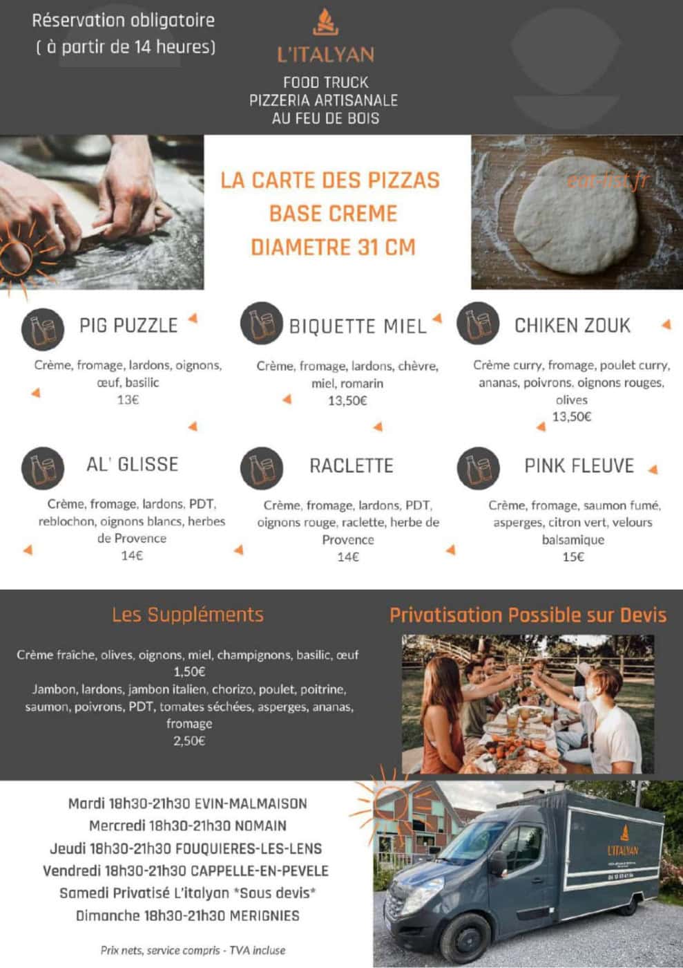 L'italyan — carte page 2