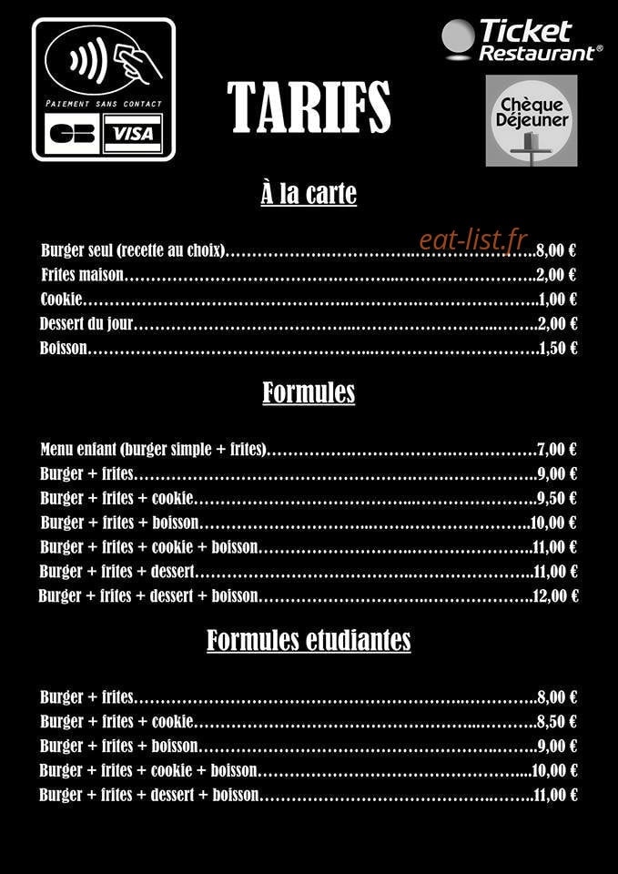 L'itinérant gourmand — carte page 1