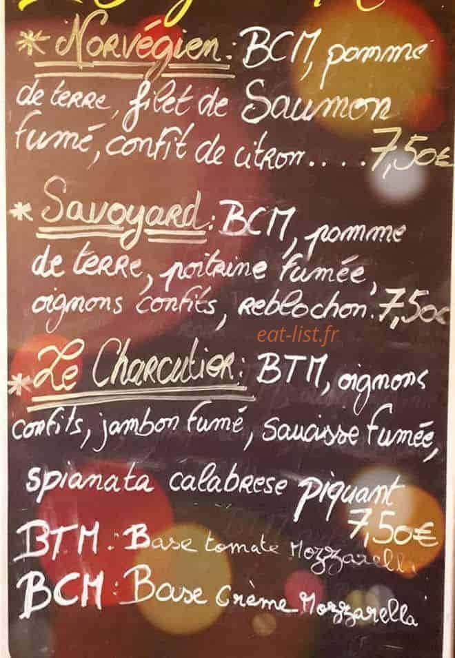 L'Original Pizz — carte page 1
