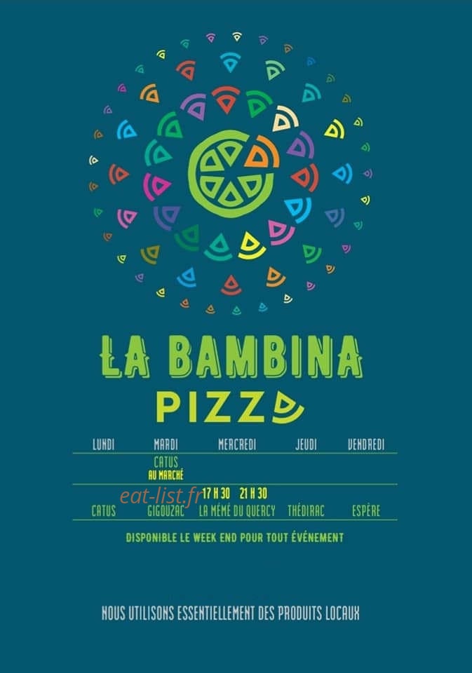 La Bambina — carte page 1