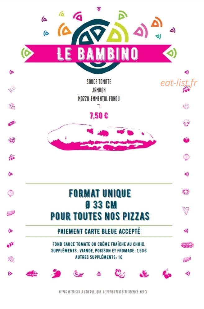 La Bambina — carte page 6