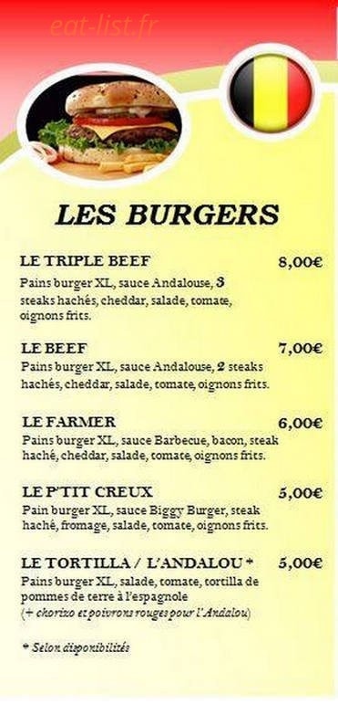 La Baraka — carte page 1