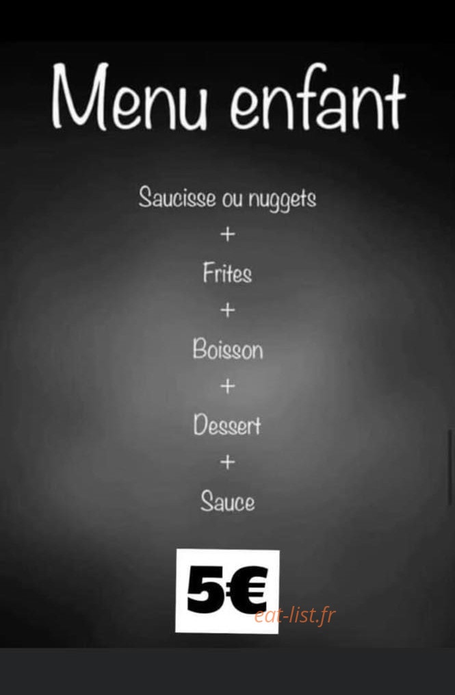 La Baraque à Frites — carte page 3