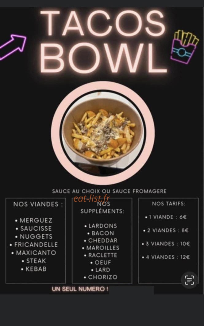 La Baraque à Frites — carte page 2