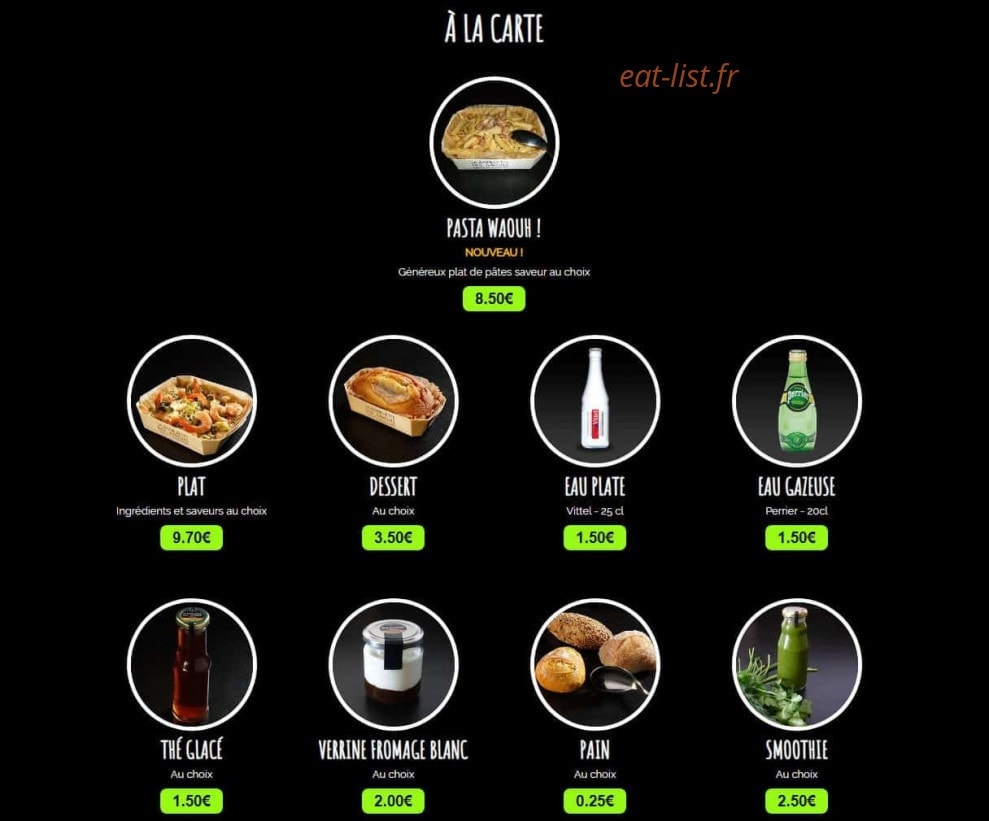 La Barquette des Saveurs — carte page 2