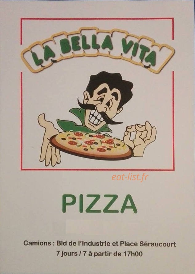 La belle vita — carte page 1