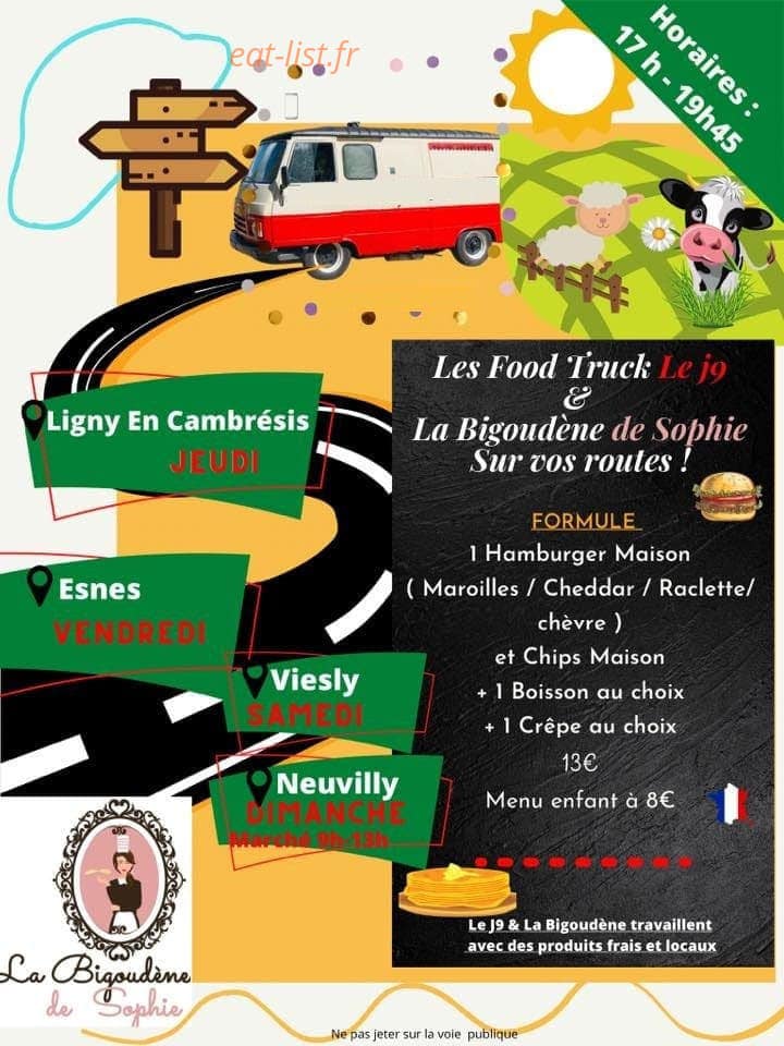 La Bigoudène de Sophie — carte page 1
