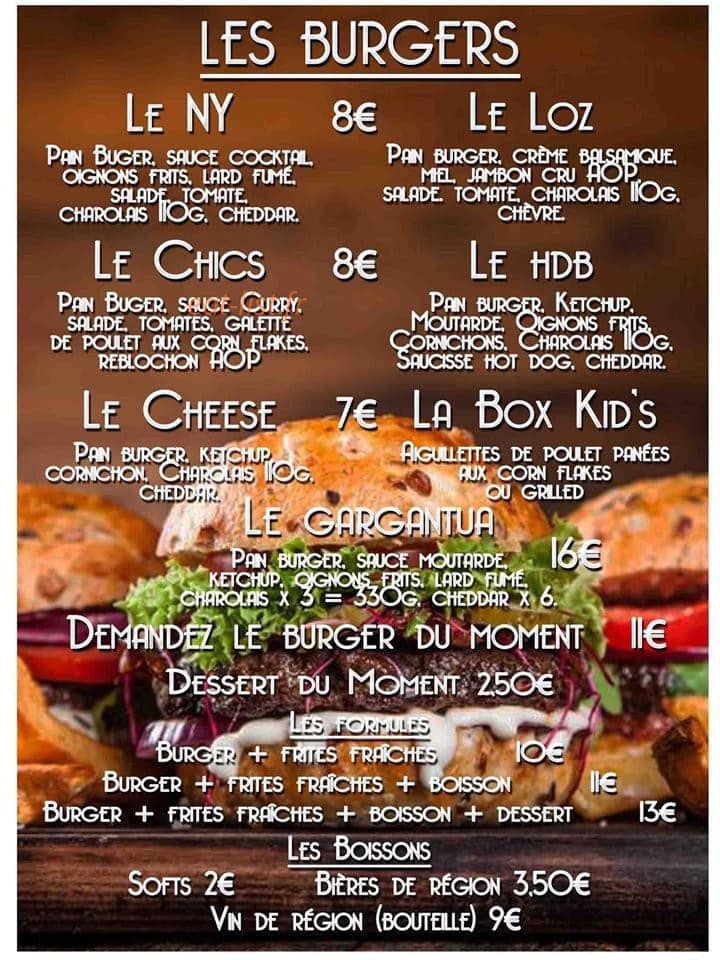 La bonne franquette — carte page 2