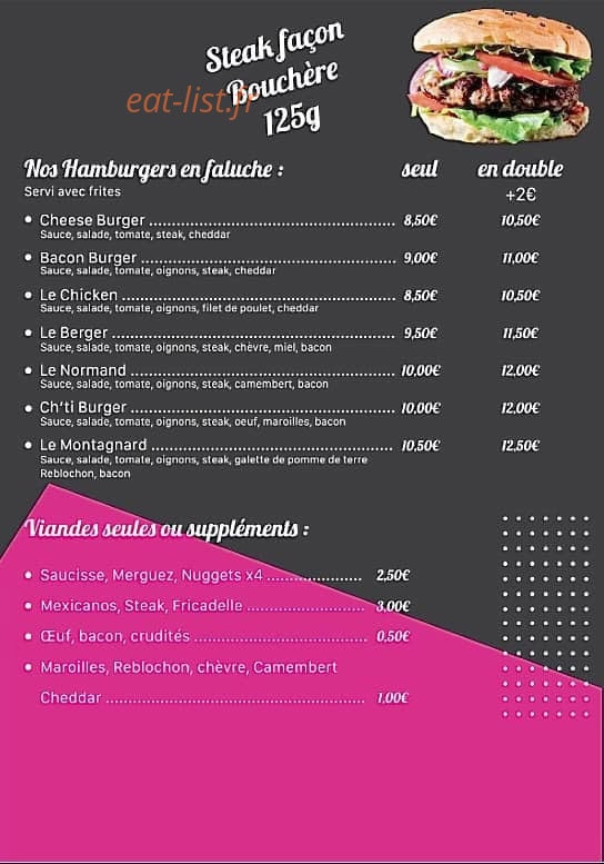 La Bonne Frite Du Coin — carte page 3