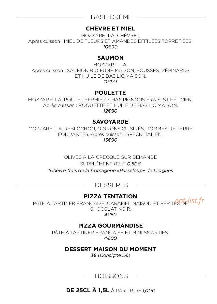 La Bonne Pizza — carte page 3