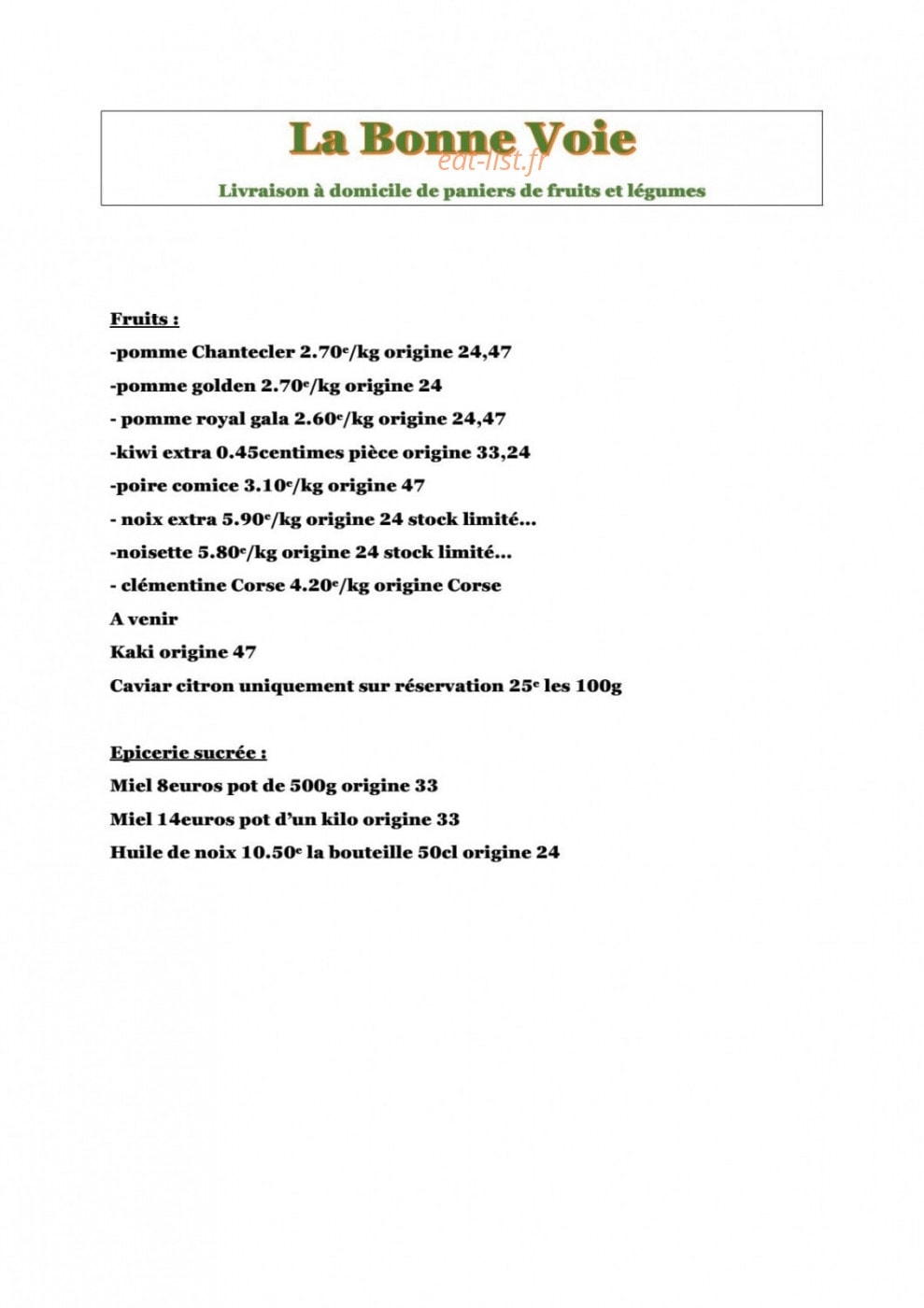 La bonne voie — carte page 2