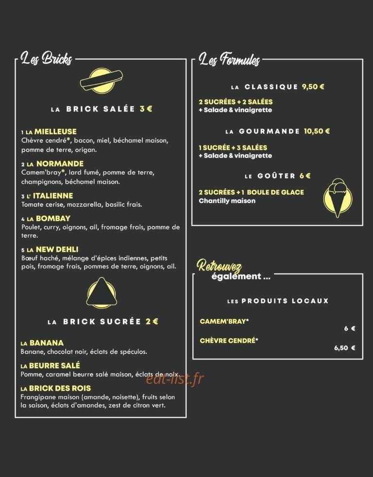 La Bricketerie — carte page 1