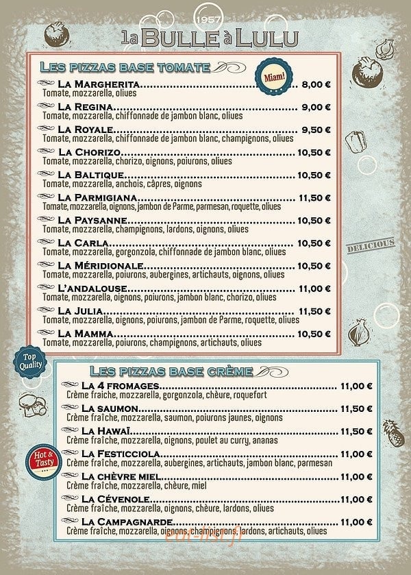 La Bulle à Lulu — carte page 1