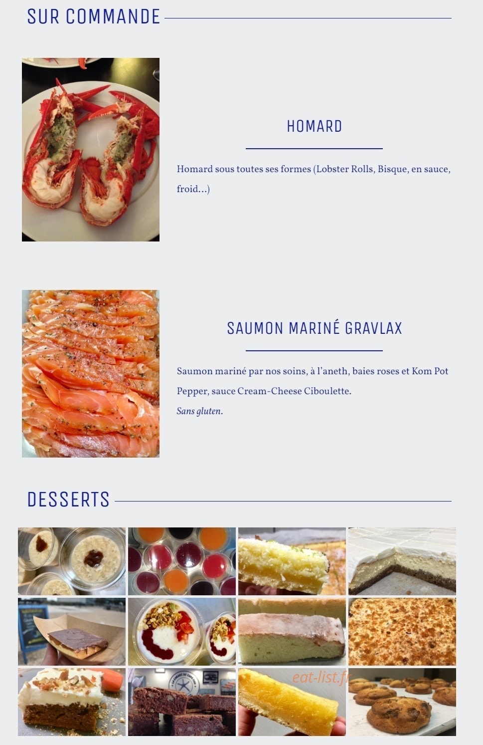 La Cabane de Cape Cod — carte page 2