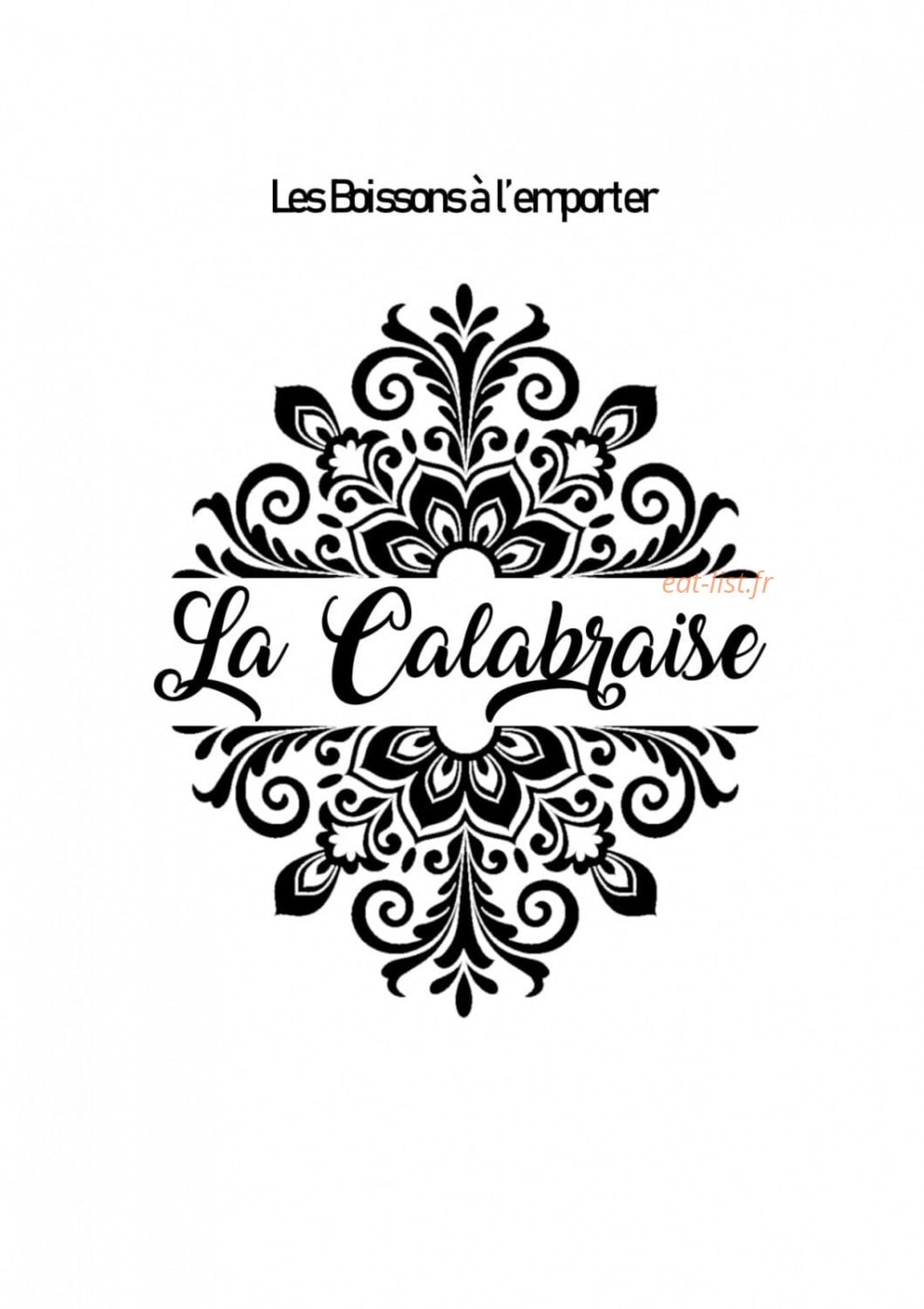 La calabraise — carte page 6