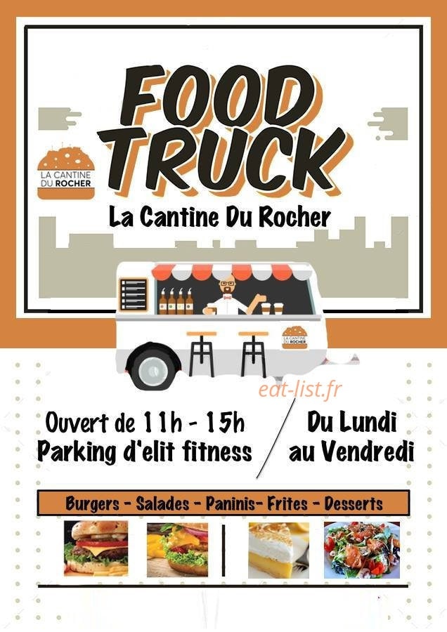 La cantine du Rocher — carte page 1