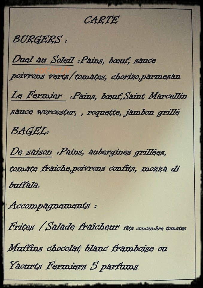 La Cantine littéraire — carte page 1