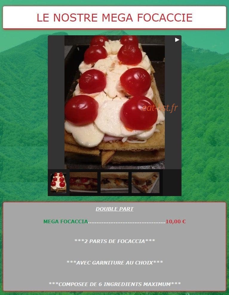 La Capannina — carte page 3