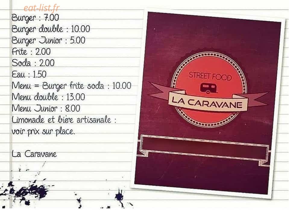 La Caravane — carte page 1