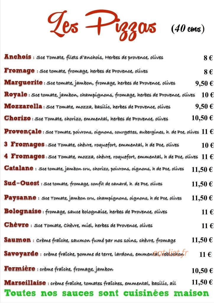 La Carriole du Fin Gourmet — carte page 3