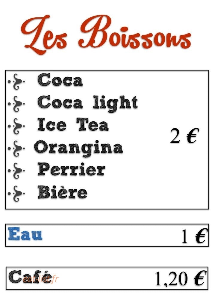 La Carriole du Fin Gourmet — carte page 5