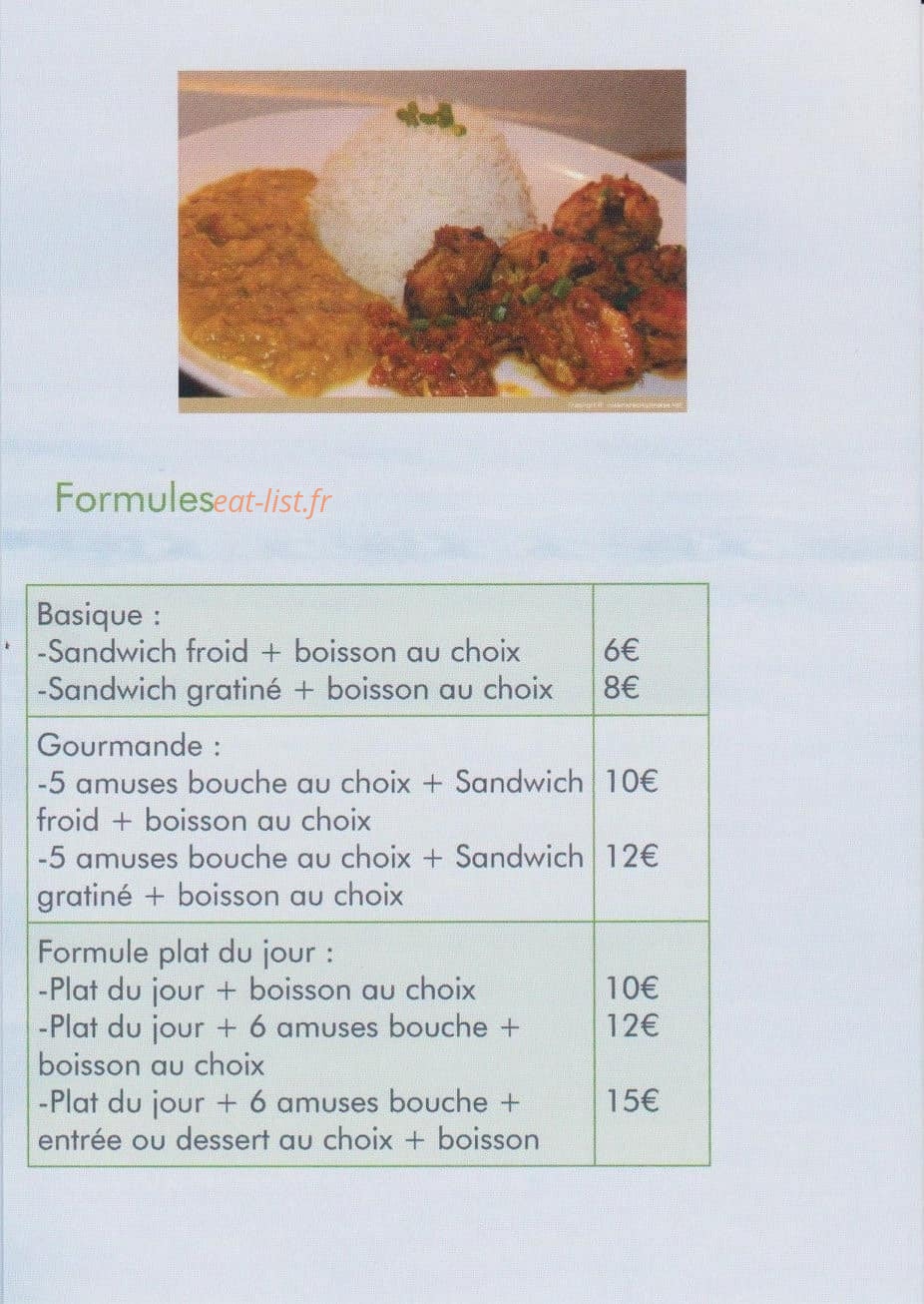 La Caze Medo'Creole — carte page 3