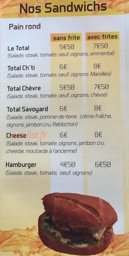 La ch'tite — carte page 2