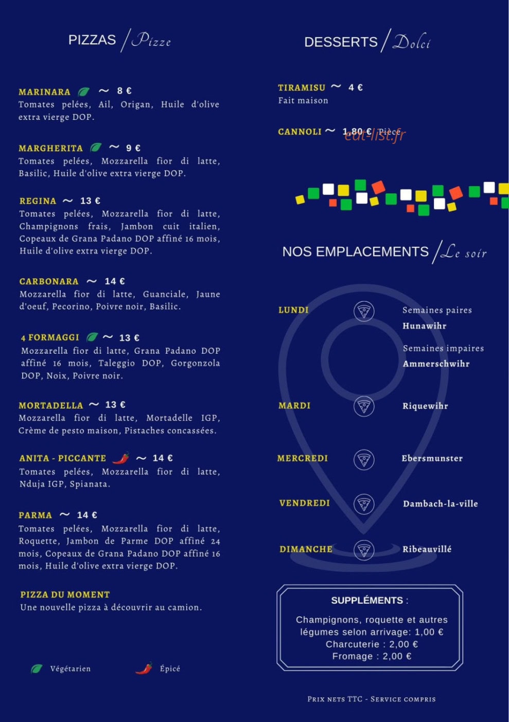 La Cicoria — carte page 2