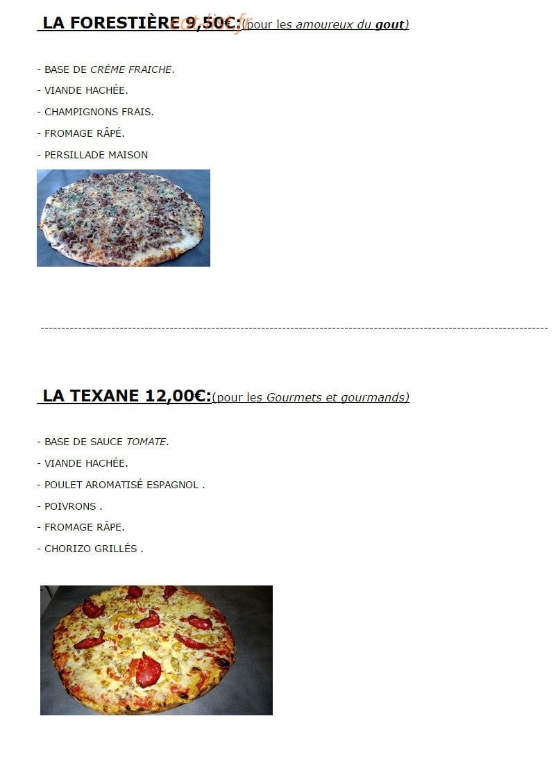 La cigale — carte page 3