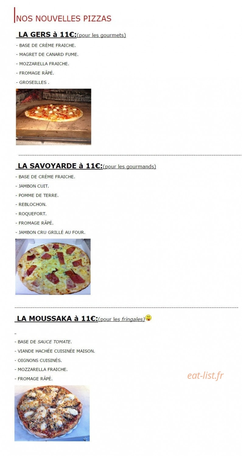 La cigale — carte page 2