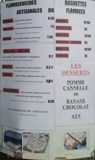 La Cigogne du Périgord — carte page 1