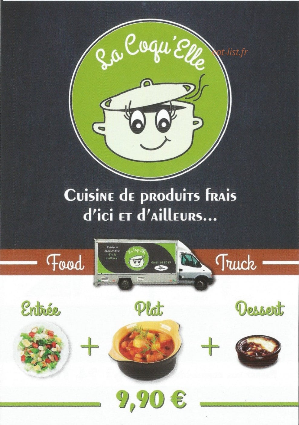 La coqu'elle — carte page 1