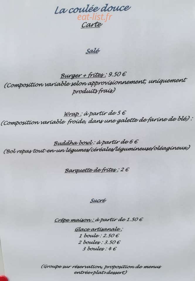 La coulée douce — carte page 1