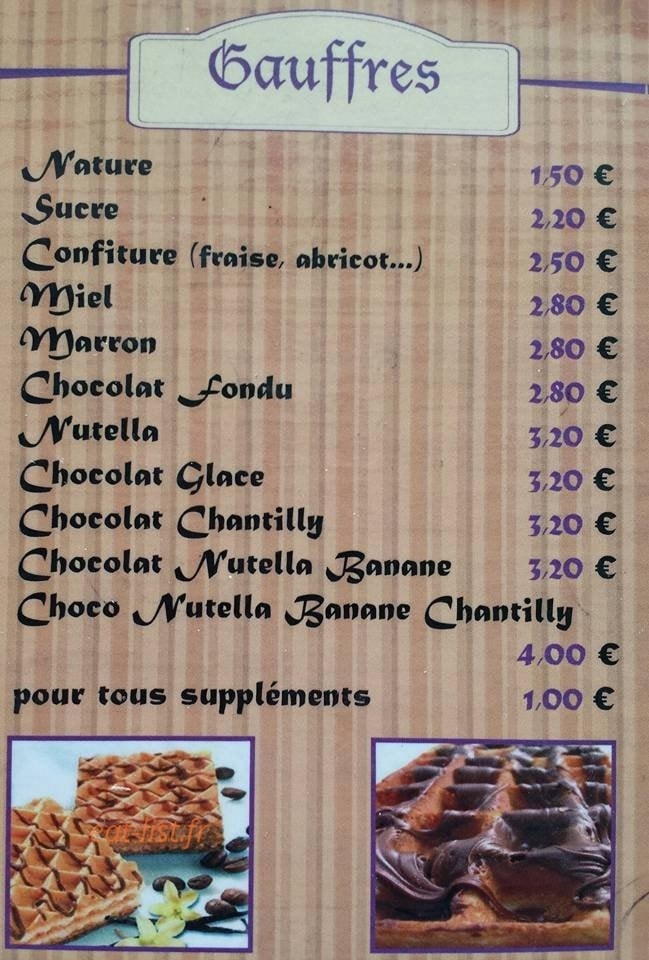 La Crêp' à Dany — carte page 3