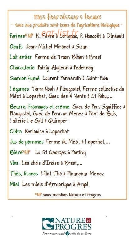 La Crêpe Agile — carte page 5