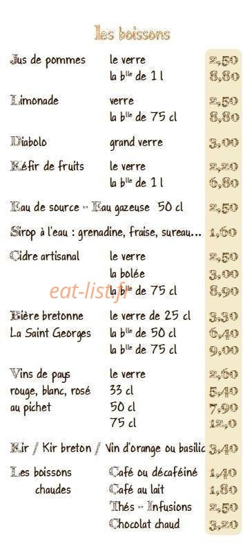 La Crêpe Agile — carte page 4