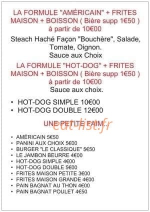 La Crêperie Camarguaise — carte page 3