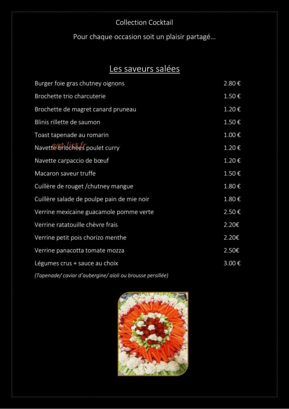 La cuisine d'Elisa — carte page 2