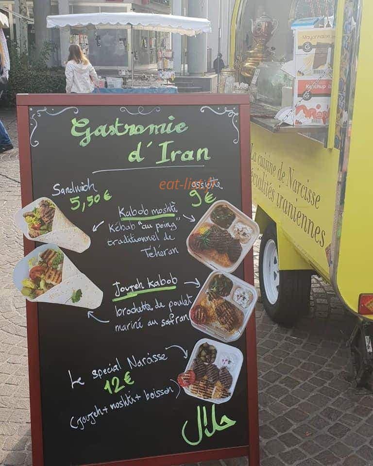 La Cuisine De Narcisse — carte page 1