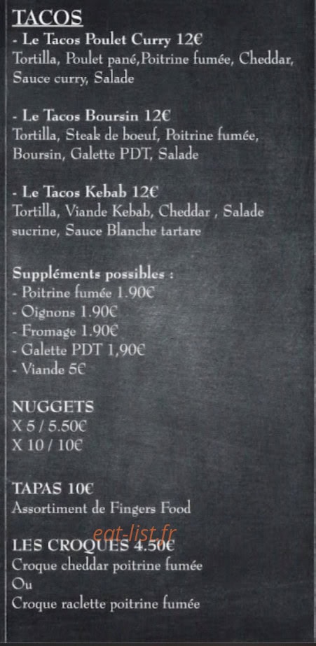 La Cuisine de Reviron — carte page 3