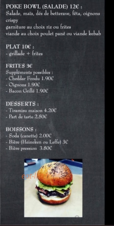 La Cuisine de Reviron — carte page 4