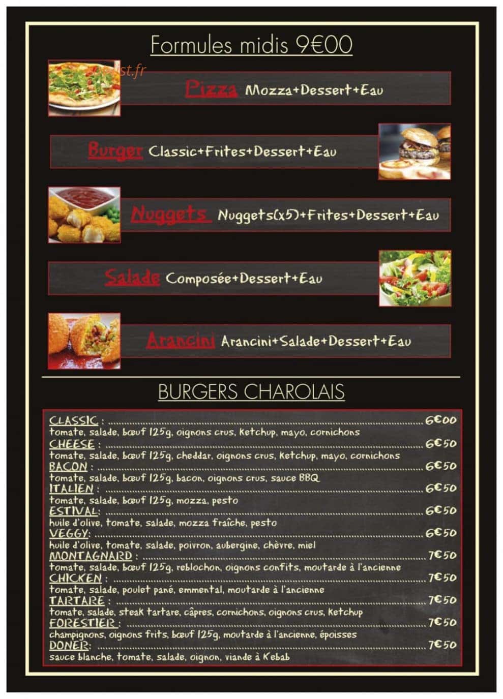 La Cuisine en Mouvement — carte page 1
